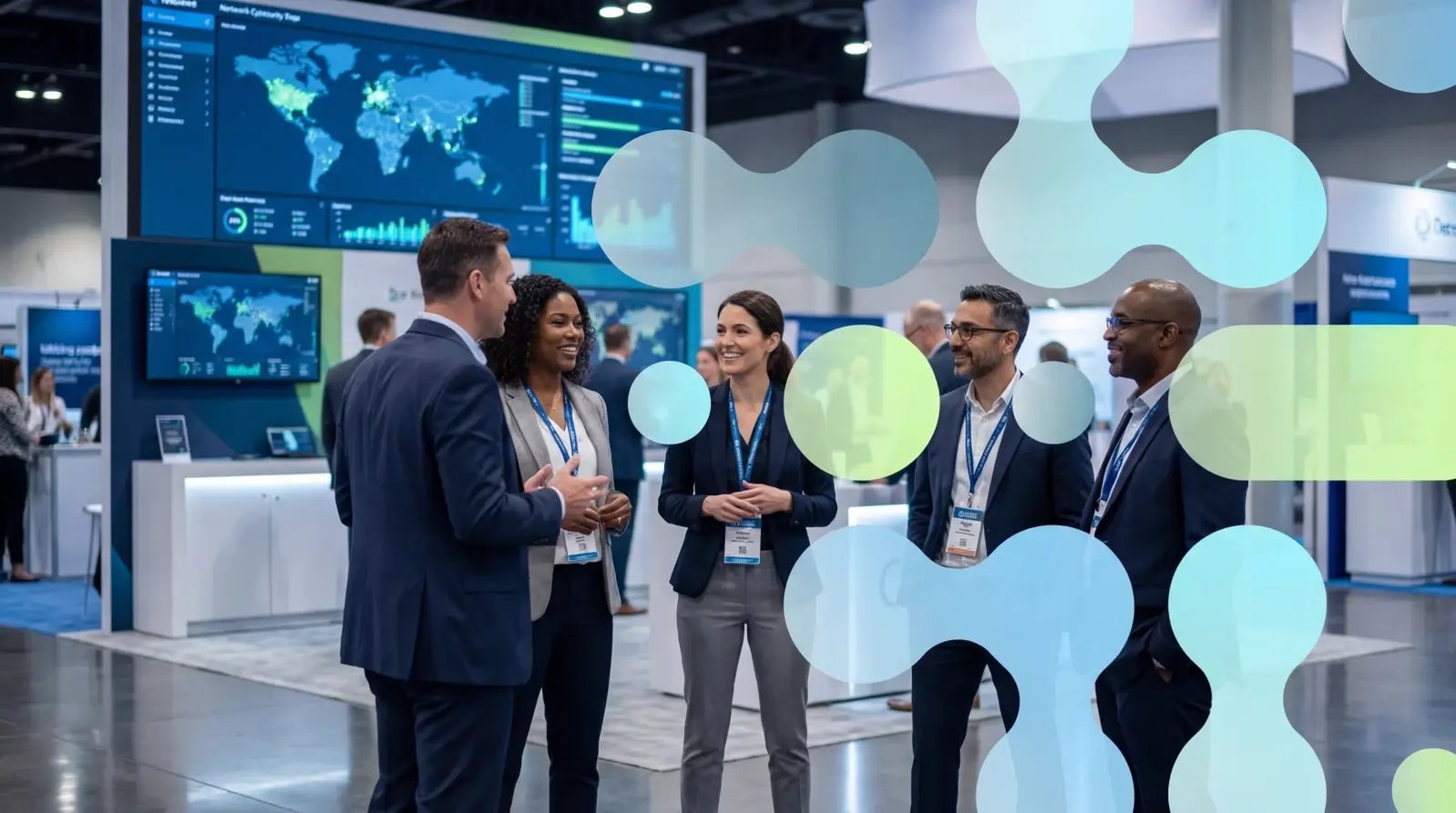 Healthcare cybersecurity professionals networking at HIMSS 2026 conference