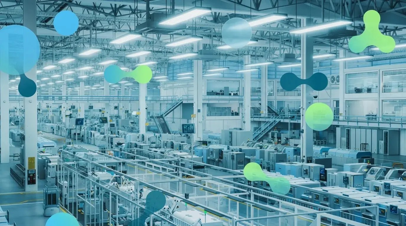 IT OT network segmentation protecting a modern manufacturing facility with automated production lines running securely