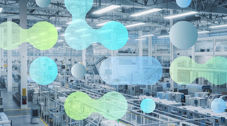 IT OT network segmentation protecting a modern manufacturing facility with automated production lines running securely