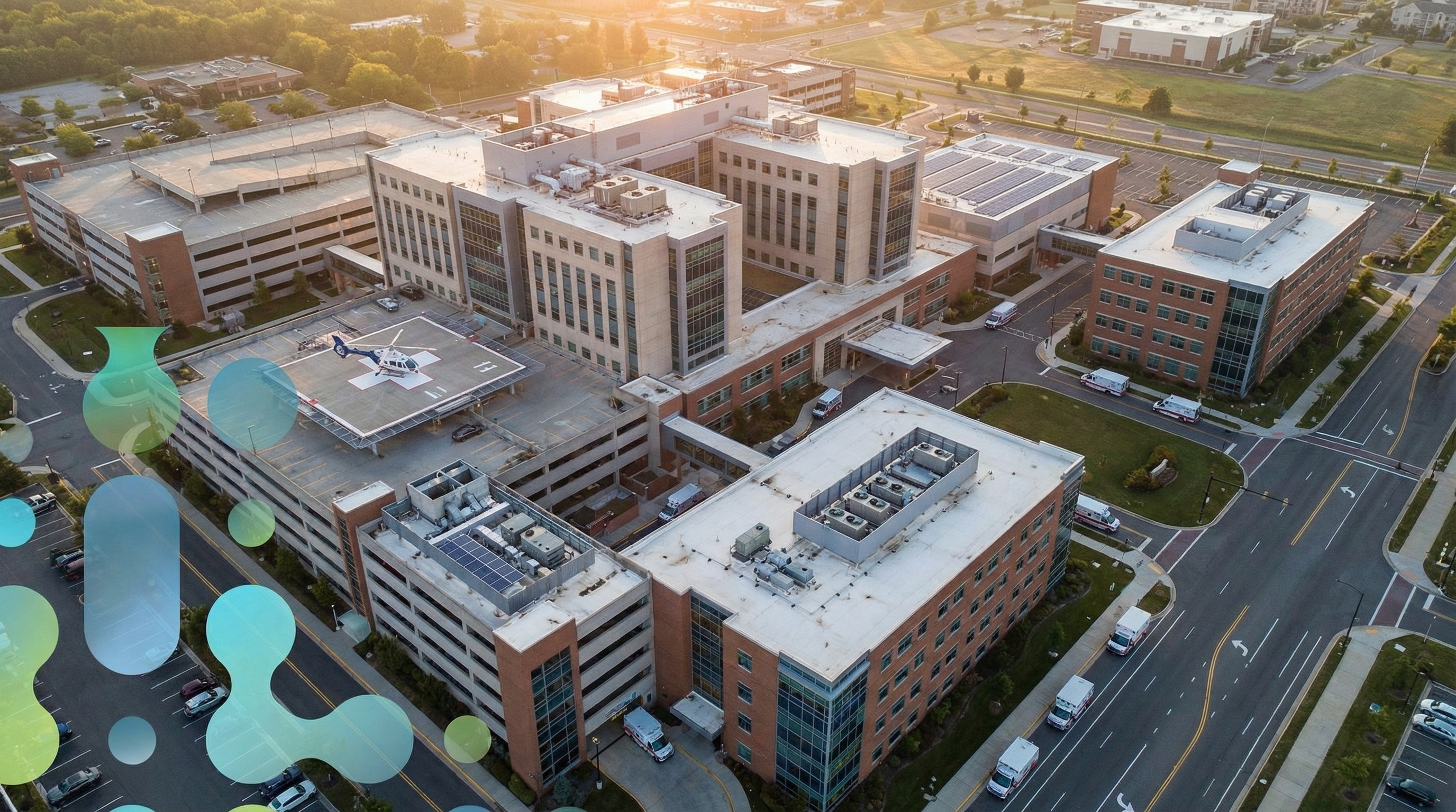 Hospital Buildings and Parking Garages
