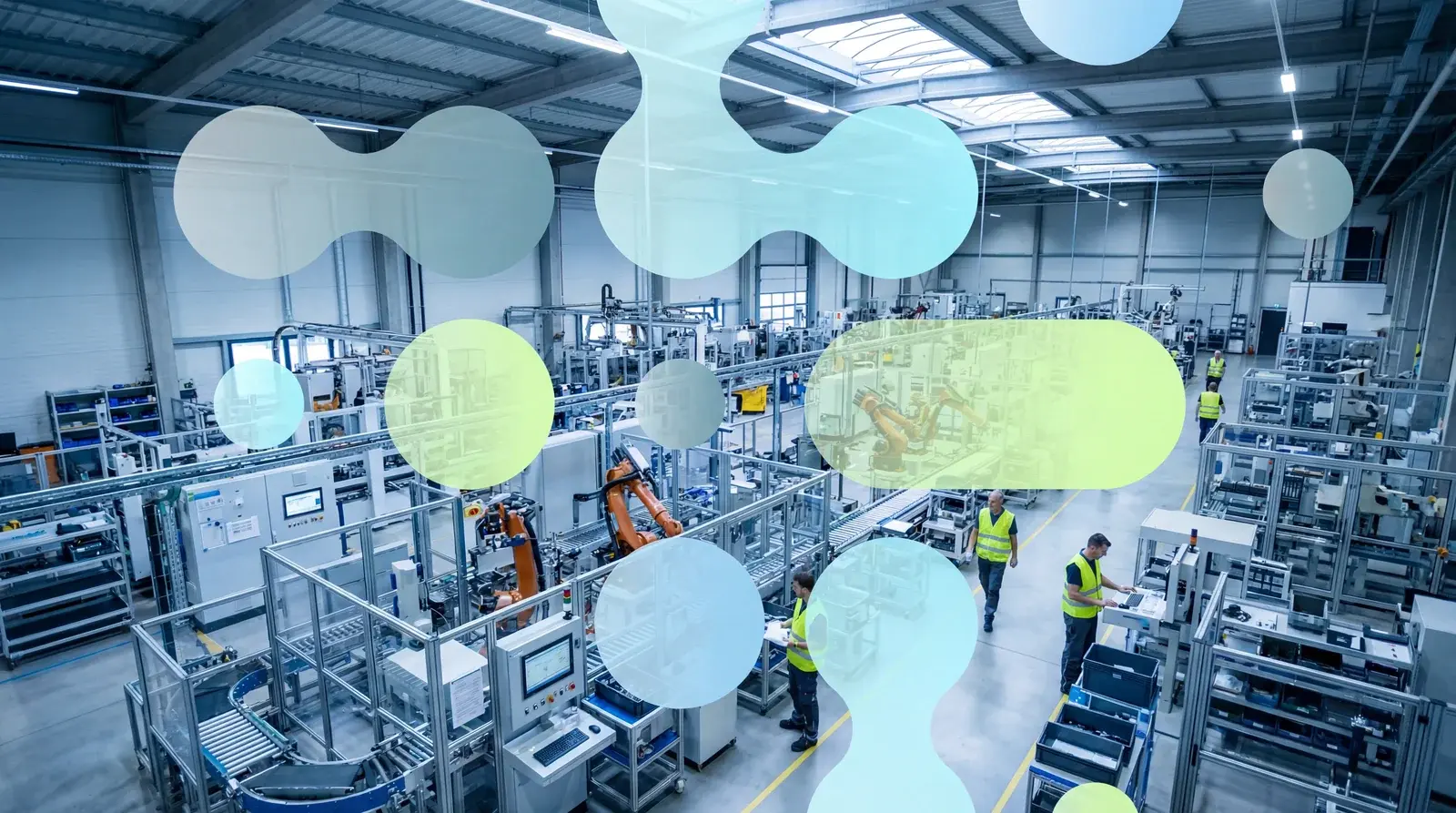 Top OT security vendors compared for 2026, illustrated over a modern industrial manufacturing facility