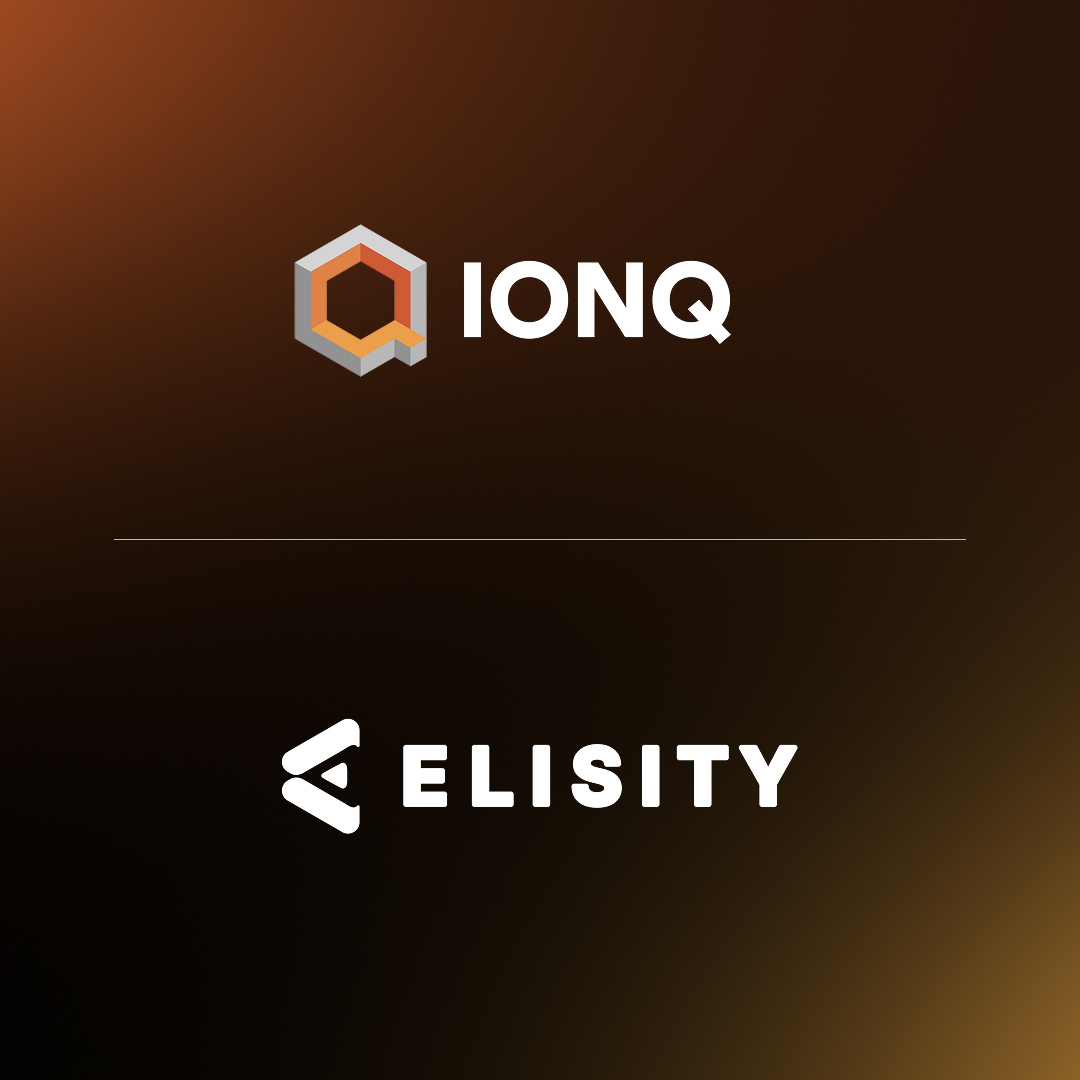 IonQ and Elisity logos announcing their planned combination.